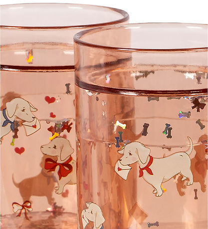 Konges Sløjd Glimmerkopper - 2-pak - Woof Letter Rose