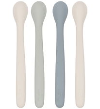 Konges Sløjd Babyskeer - 4-pak - Silikone - Onyx