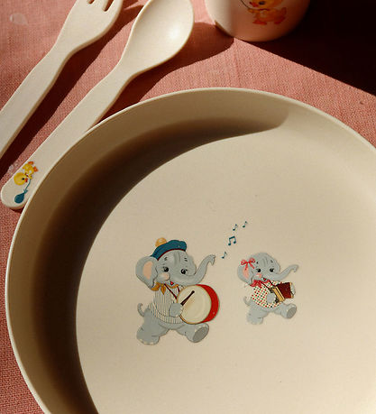 Konges Sløjd Spisesæt - 5 Dele - Music Parade