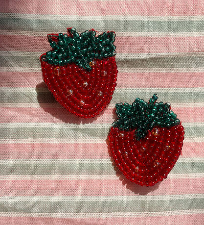 Konges Sløjd Hårspænder - 2-pak - Strawberry