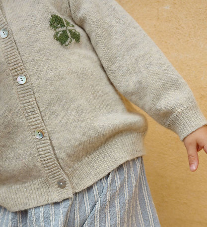 Konges Sløjd Cardigan - Uld/Polyamid - Billi - Off White Melange