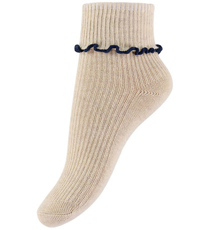 Konges Sløjd Strømper - 3-pak - Rib - Navy/Cream/Blush