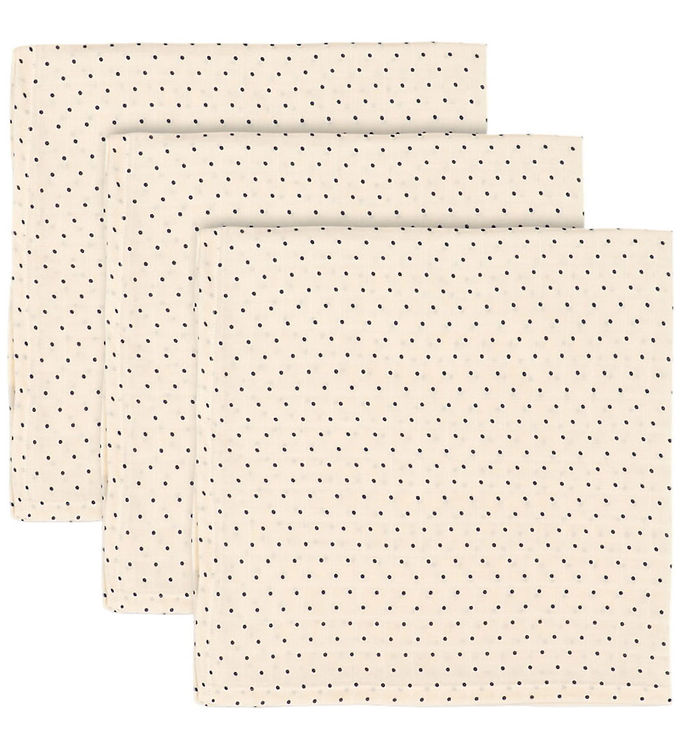 Konges Sløjd Stofbleer - 65x65 cm - 3-pak - Estate Dot