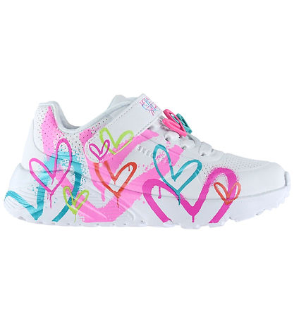 Skechers Sneakers - Girls Uno Lite - White/Multi