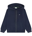 Lacoste Cardigan - LCB Core Fleece Full Zip - Marine