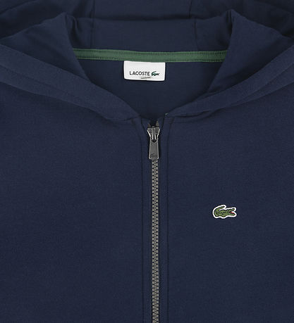Lacoste Cardigan - LCB Core Fleece Full Zip - Marine