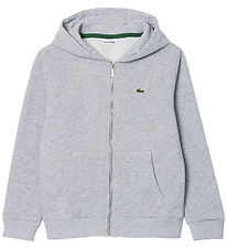 Lacoste Cardigan - LCB Core Fleece Full Zip - Argent Chine