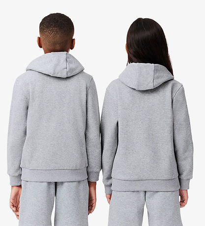 Lacoste Cardigan - LCB Core Fleece Full Zip - Argent Chine