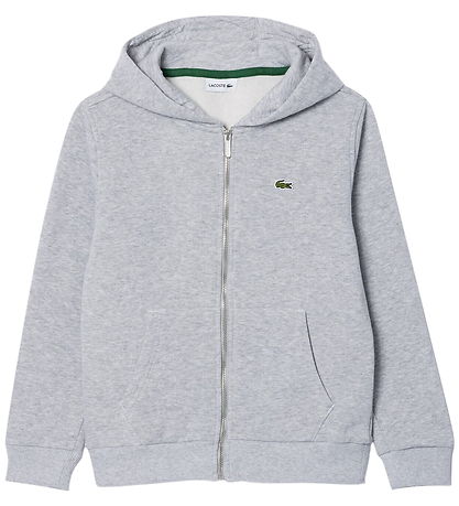 Lacoste Cardigan - LCB Core Fleece Full Zip - Argent Chine