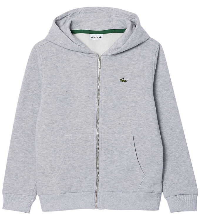 Lacoste Cardigan - LCB Core Fleece Full Zip - Argent Chine