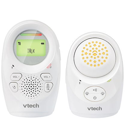 Vtech Babyalarm m. Projektering og Natlys - DM1212 - Hvid