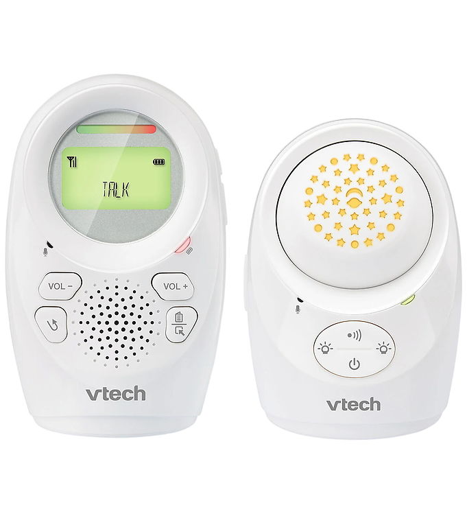 Vtech Babyalarm m. Projektering/Natlys - DM1212 - Hvid