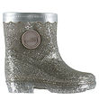 Sofie Schnoor Rubber Boots - Silver w. Glitter