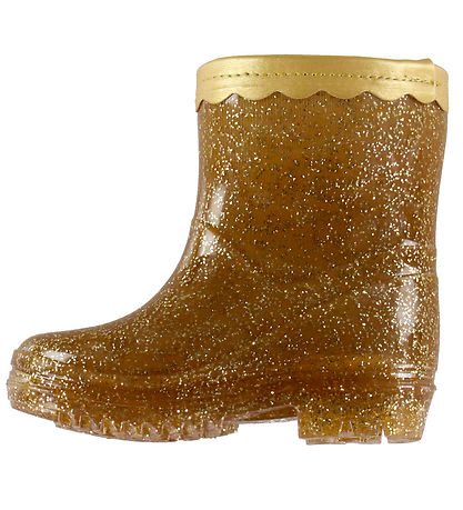 Sofie Schnoor Rubber Boots - Champagne w. Glitter