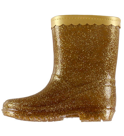 Sofie Schnoor Gummistøvler - Champagne m. Glimmer