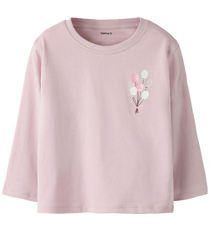 Name it Bluse - NmfVelda - Dawn Pink/Ballons
