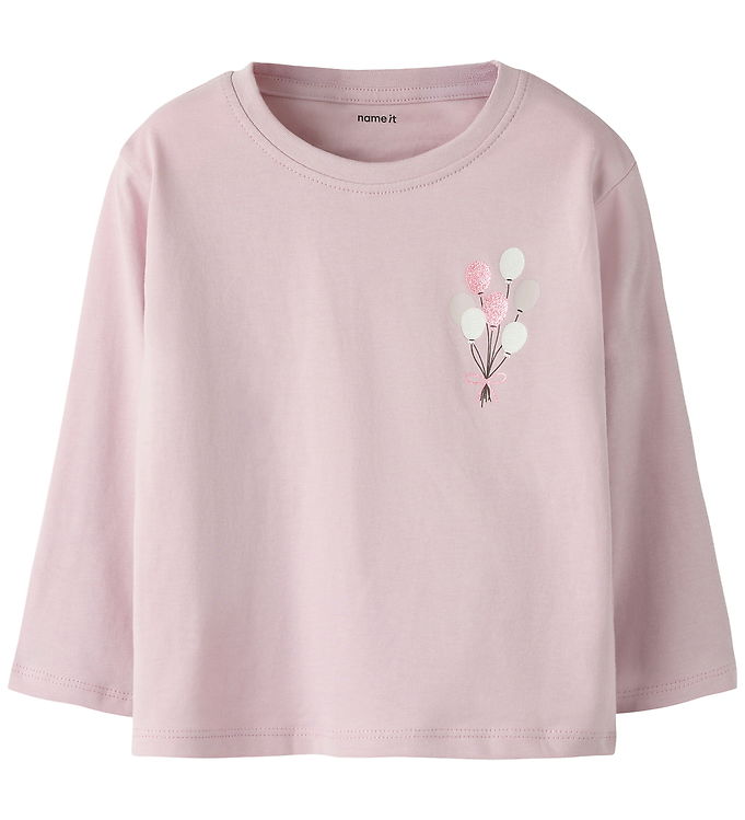 Name it Bluse - NmfVelda - Dawn Pink/Ballons