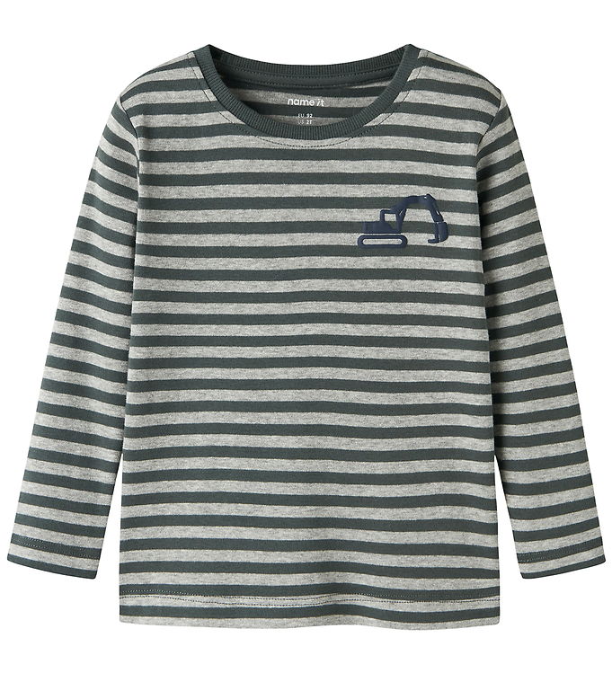 Name it Bluse - Slim - NmmVilly - Urban Chic/Excavator