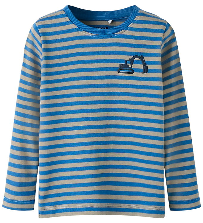 Name it Bluse - Slim - NmmVilly - Noos - Delft/Excavator