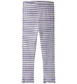 Name It Leggings - NmfVemma - Lavender Gray/Lilac Marble Stripe