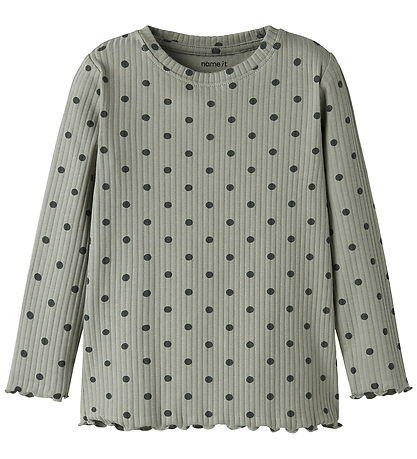 Name It Bluse - >NmfVemma - Shadow/Urban Chic Dot