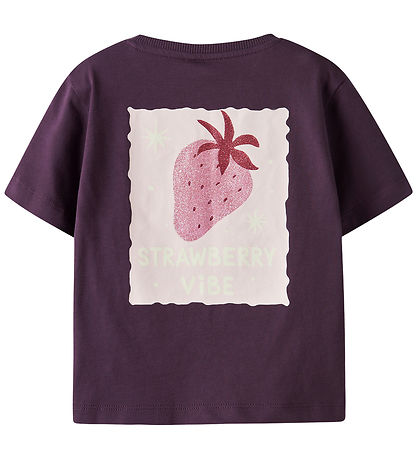 Name It T-shirt - NmfBalina - 3-pak - Blackberry Wine/Grey melan