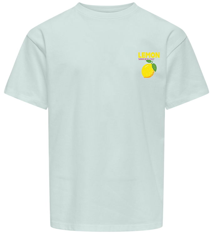 Kids Only T-shirt - KogCarina - Loose - Wan Blue/Dolce Vita