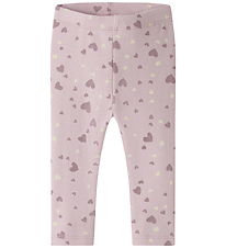 Name It Leggings - NbfBheart - Keepsake Lilac