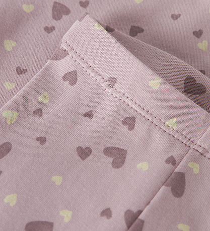 Name It Leggings - NbfBheart - Keepsake Lilac