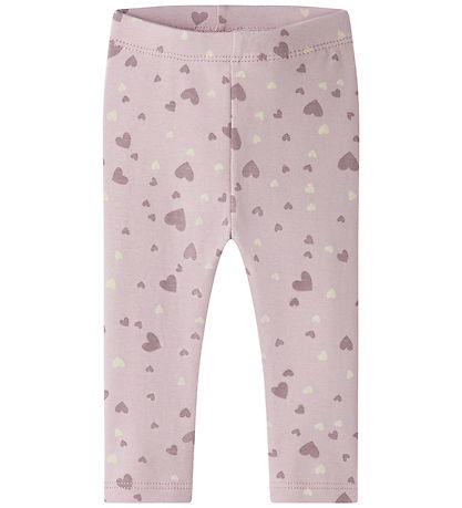 Name It Leggings - NbfBheart - Keepsake Lilac