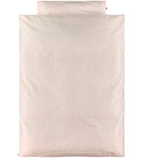 Konges Sløjd Sengetøj - Baby - Stripie Petite Rose