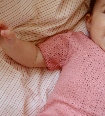 Konges Sløjd Sengetøj - Junior - Stripie Petite Rose