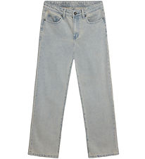 Indian Blue Jeans Bukser - Wide Loose - Used Medium Denim