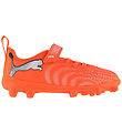 Puma Fodboldstøvler - Future 9 Play V FG/AG RB Jr - Rød