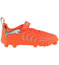 Puma Fodboldstøvler - Future 9 Play V FG/AG RB Jr - Rød