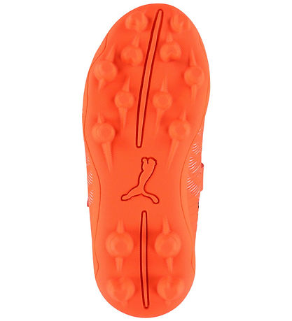 Puma Fodboldstøvler - Future 9 Play V FG/AG RB Jr - Rød