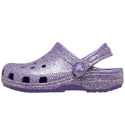 Crocs Sandaler - Classic Fantasy Glitter Clog T - Lilla