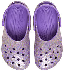 Crocs Sandaler - Classic Fantasy Glitter Clog K - Lilla