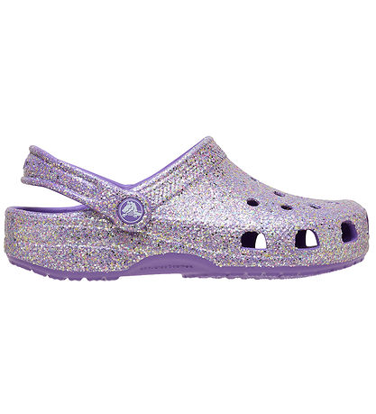 Crocs Sandaler - Classic Fantasy Glitter Clog K - Lilla