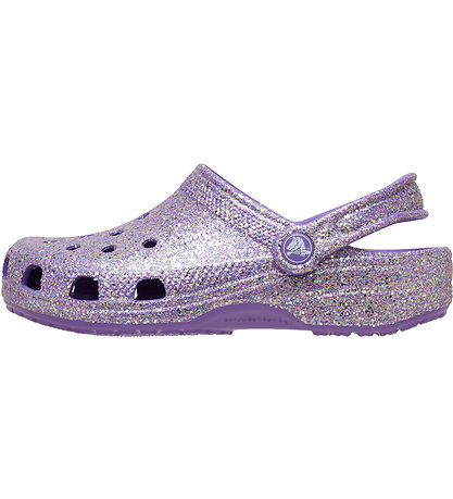 Crocs Sandaler - Classic Fantasy Glitter Clog K - Lilla