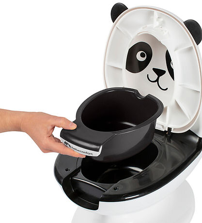 Bebeconfort Toilet - Mini - Sort/Hvid m. Panda