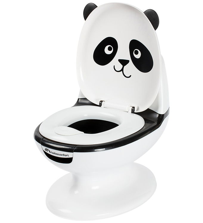 Bebeconfort Toilet - Mini - Sort/Hvid m. Panda
