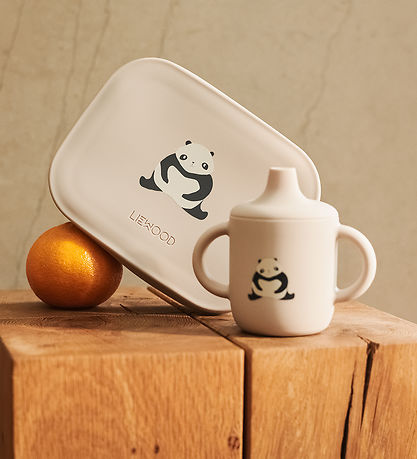 Liewood Madkasse - Arthur - Panda/Sandy/Dark Grey