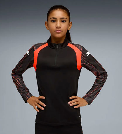 Puma Bluse m. Lynlås - Sort/Mint Jelly