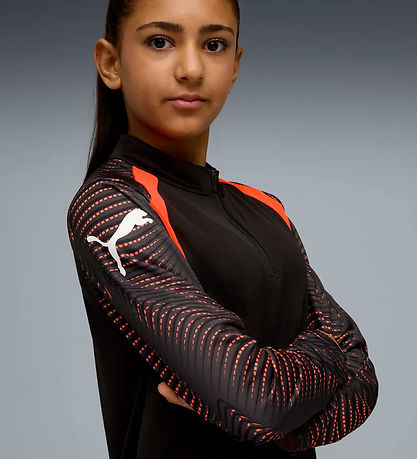 Puma Bluse m. Lynlås - Sort/Mint Jelly