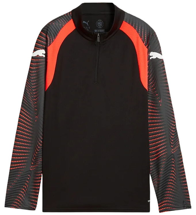 Puma Bluse m. Lynlås - Sort/Mint Jelly