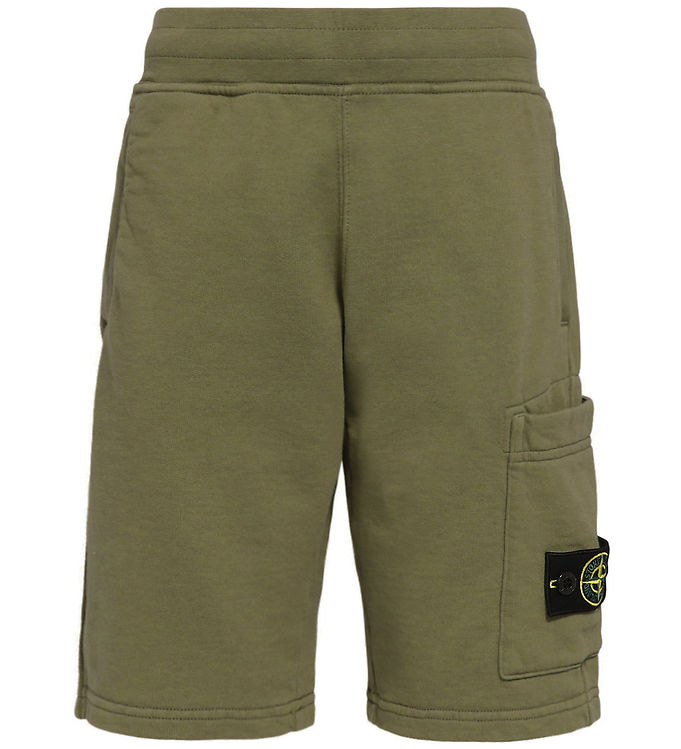 Stone Island Sweatshorts - Olive Green