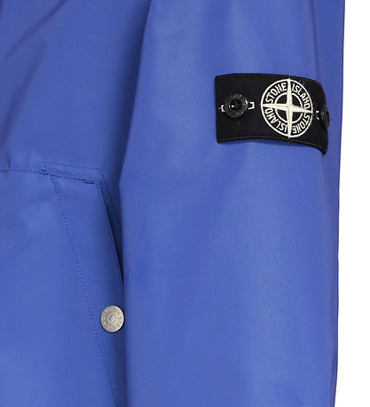 Stone Island 우비 상의 - 밝은 파란색