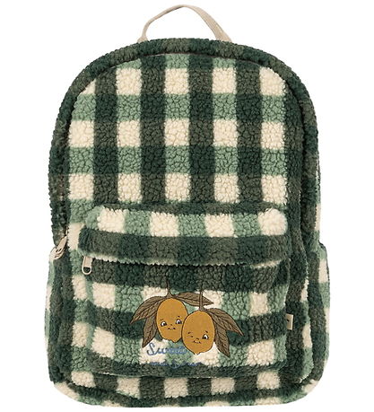 Konges Sløjd Rygsæk - Jody - Teddy - Green Check