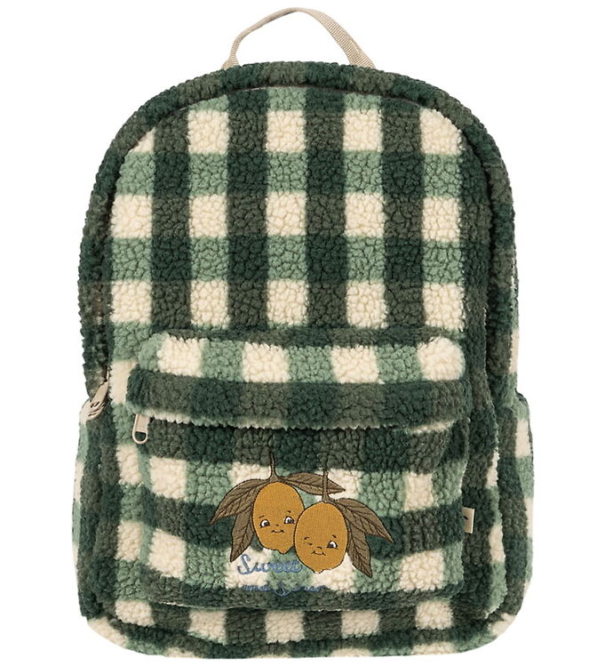 Konges Sløjd Rygsæk - Jody - Teddy - Green Check